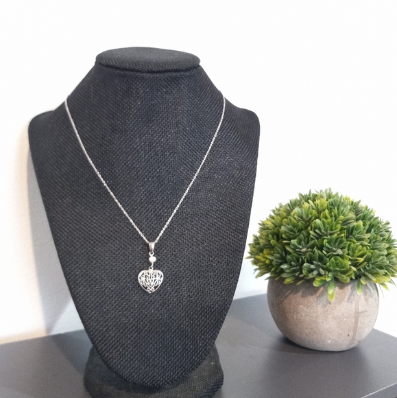 925 heart necklace - Picture 4 of 11